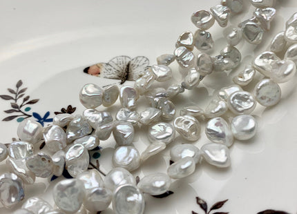 7-9x10 mm AAA Natural White Keshi Freshwater Pearls Top Drilled Keshi Pearl Beads High Luster Genuine Natural Keshi Pearl #P1665