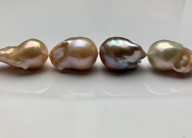 17 x 22-22 x 26 mm AAA Limited Edition High Luster Natural Jumbo Baroque Freshwater Pearls High Quality Genuine Natural Pearl #360