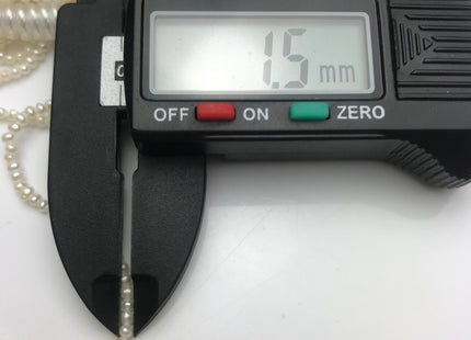 1.5 mm AA Tiny Freshwater Pearl Beads Seed Pearls Natural White Freshwater Potato Pearl Beads Tiny Seed Pearls #1207