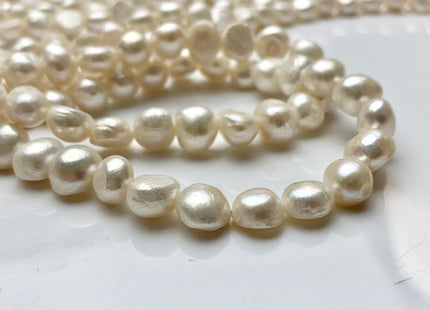WHOLESALE 9-10 mm Natural White Nugget Freshwater Pearl Beads Genuine Natural Color Freshwater Nugget Pearls #1784