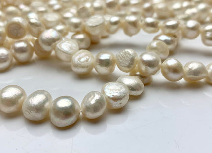 WHOLESALE 9-10 mm Natural White Nugget Freshwater Pearl Beads Genuine Natural Color Freshwater Nugget Pearls #1784