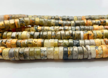6mm 7mm 8mm Natural Multi Color Quality Opal Gemstone Beads Genuine Yellow Green Brown Opal Heishi Beads 8 Inches #3741