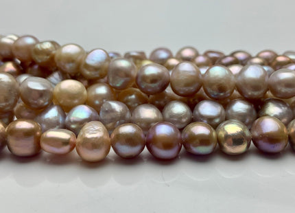 8 mm Natural Seaweed Color Potato Nugget Freshwater Pearl Beads, Genuine Cultured Freshwater Pearl Nuggets All Natural Color Pearls #1147