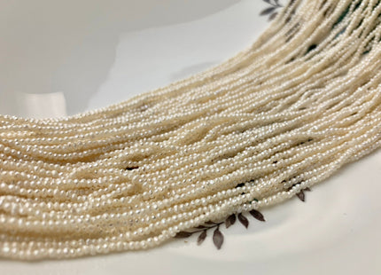 1.5-2mm Tiny Freshwater Pearl Beads Seed Pearls Natural White Freshwater Potato Pearl Beads Tiny Seed Pearls #P1045