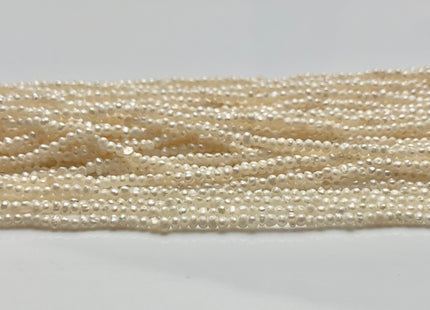 1.5-2mm Tiny Freshwater Pearl Beads Seed Pearls Natural White Freshwater Potato Pearl Beads Tiny Seed Pearls #P1045