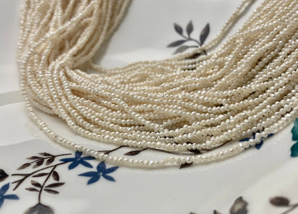 1.5-2mm Tiny Freshwater Pearl Beads Seed Pearls Natural White Freshwater Potato Pearl Beads Tiny Seed Pearls #P1045