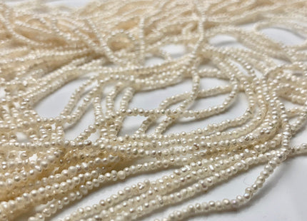 1.5-2mm Tiny Freshwater Pearl Beads Seed Pearls Natural White Freshwater Potato Pearl Beads Tiny Seed Pearls #P1045