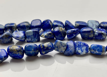 9x11-11x12mm Natural Lapis Blue Color Lapis Gemstone Irregular Nugget Beads Genuine Lapis Irregular Nugget Gemstone Beads #4008