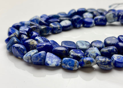 9x11-11x12mm Natural Lapis Blue Color Lapis Gemstone Irregular Nugget Beads Genuine Lapis Irregular Nugget Gemstone Beads #4008