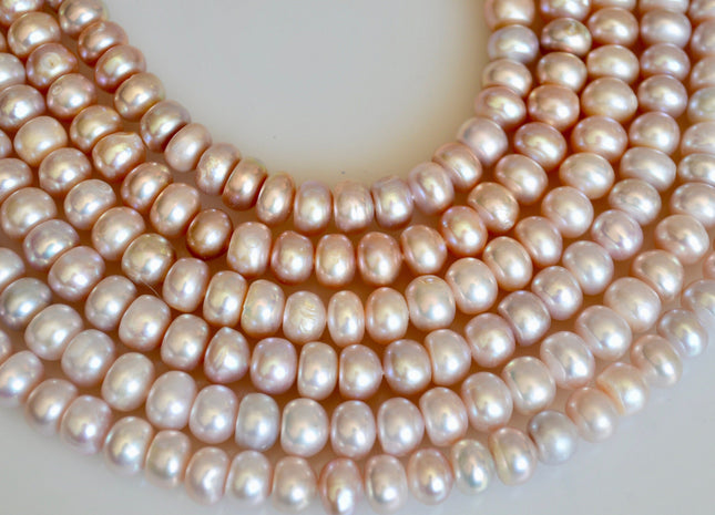 4-7 mm Natural Pink Color Button Freshwater Pearl Beads Genuine Cultured Freshwater Pearl Button Pearls #816