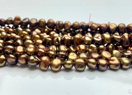 5-6 mm AAA Chocolate Brown Keshi Nugget Freshwater Pearl Bead Center Drilled Keshi Pearls Genuine High Luster Tiny Keshi Nugget Pearl #P1346