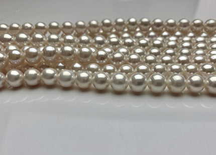 8 mm AAA Extra Shiny Natural White Perfect Round Freshwater Pearls Genuine Natural Pearl Beads High Luster White Bridal Pearls #1803
