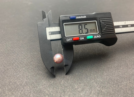 ONE Piece AAAA 8-9 mm Top Quality High Luster Round Half Drilled Freshwater Pearl Genuine Natural Pink Freshwater Pearls #1658