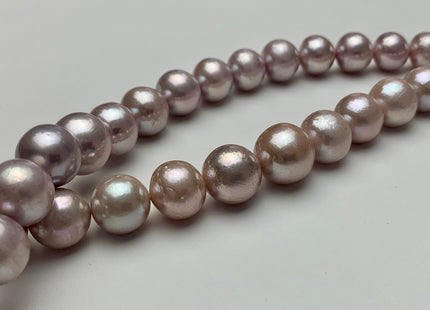 12-14mm AAA Limited Edition Natural Mauve Pink Graduated Baroque/Edison Freshwater Pearl High Luster Genuine Baroque Freshwater Pearl #1054