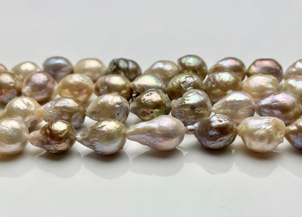 13x16 mm Natural Pink Color Baroque Freshwater Pearl Beads B Grade Genuine Baroque Pearls Natural Pink Color Freshwater Pearl Beads #1155