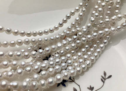 5-6x6-7 mm AAAA Natural White High Luster Baby Edison Baroque Freshwater Pearl Beads Genuine Tear Drop Shape Small Edison Pearls #P1820