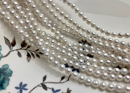 5-6x6-7 mm AAA Natural White High Luster Baby Edison Baroque Freshwater Pearl Beads Genuine Tear Drop Shape Small Edison Pearls #P1820