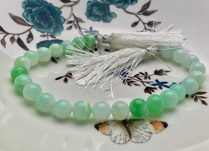6mm 7mm 8mm 9mm AAA 100% All Natural Smooth Round Multi Green Opal Gemstone Beads Genuine Natural Peruvian Opal 8 Inches Strand #3188