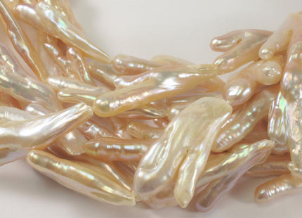 Rare Chicken Feet Shape Genuine Freshwater Pearl Beads in Natural White and Light Pink Colors, Limited Edition Pearl, Loose Beads #75