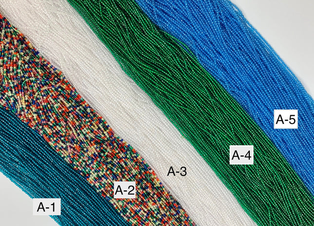 2 mm Faceted Round Crystal Seed Beads Full Strand 15 Inches Crystal Beads #2416