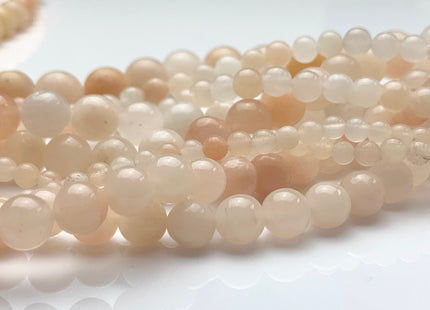 4mm 6mm 8mm 10mm 12mm Smooth Round Peach Pink Aventurine Gemstone Beads Soft Pink Aventurine Loose Beads 15.5 Inches Strand #3233
