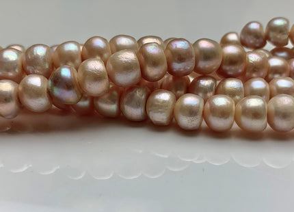 10 mm Natural Pink Round Button Freshwater Pearl Beads Genuine Natural Color Freshwater Button Pearls #1610