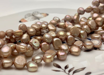 6x8 mm AA Bronze Color Top Drilled Freshwater Nugget Pearls Genuine Bronze Color Nugget Natural Pearls Beads #P1042
