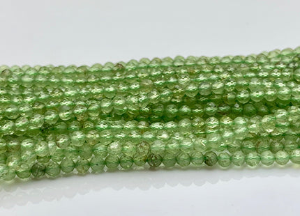 2 mm AAA Natural Color Micro Faceted Round Peridot Gemstone Beads Top Quality Genuine Natural Green Peridot Gemstone Beads #3682