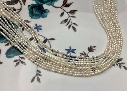 1.5x2.5 mm Natural White Rice Tiny Freshwater Seed Pearls Tiny Freshwater Pearl Beads Genuine Natural Rice Freshwater Pearls #P1823