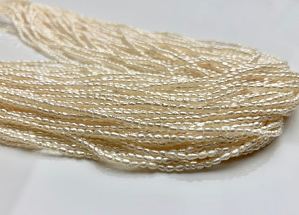 1.5x2.5 mm Natural White Rice Tiny Freshwater Seed Pearls Tiny Freshwater Pearl Beads Genuine Natural Rice Freshwater Pearls #P1823