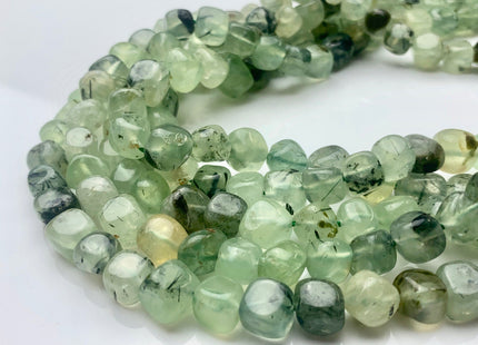 7-8mm Smooth Round Cube Dice Square Shape Prehnite Beads Genuine Natural Multi Green Color Prehnite Gemstone 15.5 Inches 45-46 Pieces #3693