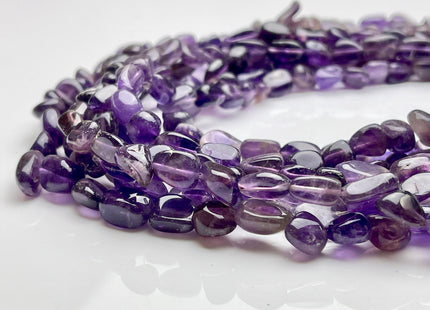 7-9x9-12 mm Natural Purple Color Amethyst Gemstone Irregular Nugget Beads Genuine Purple Amethyst Irregular Nugget Gemstone Beads #3847