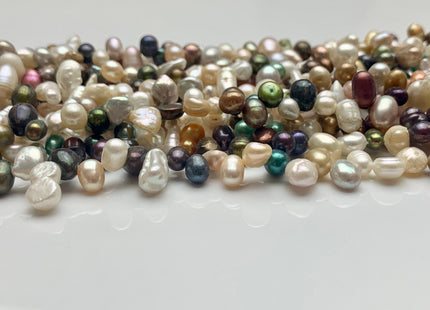 6-10 mm Multi Color Freshwater Pearl Top Drilled Keishi And Nugget Pearl Beads Multi Color And Shape Pearls Mixed Color Pearls. #1510