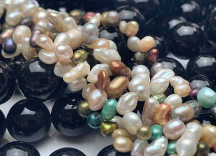 6-10 mm Multi Color Freshwater Pearl Top Drilled Keishi And Nugget Pearl Beads Multi Color And Shape Pearls Mixed Color Pearls. #1510