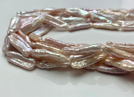 8x23 mm AAA Natural Pink Biwa Stick Freshwater Pearls, Genuine Natural Pink Pearl, Irregular Natural Freshwater Biwa Stick Pearls #1163