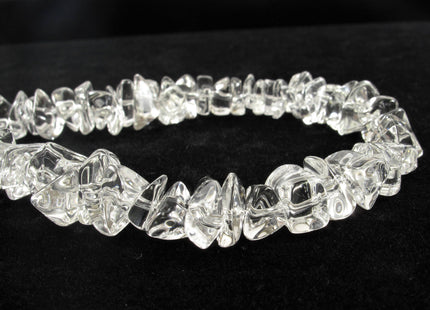 7-12 mm AAA Top Quality Clear Quartz Chip Beads Natural Clear Rock Crystal Chips Gemstone Beads Genuine Crystal Quartz Chips #490