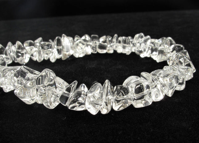 7-12 mm AAA Top Quality Clear Quartz Chip Beads Natural Clear Rock Crystal Chips Gemstone Beads Genuine Crystal Quartz Chips #490