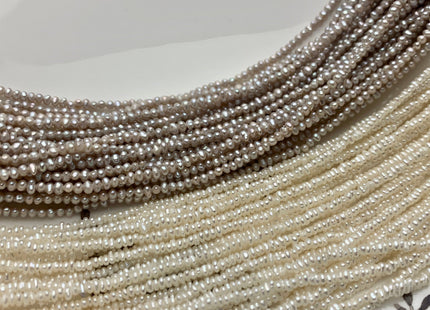 1.5-2.5mm Natural White Tiny Seed Freshwater Pearl Beads Natural White Genuine Freshwater Pearl Beads Rare Tiny Seed Pearls #36