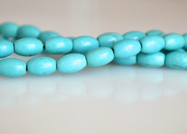WHOLESALE 4-5mm Turquoise Color Howlite Beads Barrel Rondelle and Heishi Shape Full Strand #2120