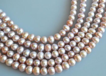 9-10 mm AA Natural Pink Potato Freshwater Pearl Beads, Genuine Pearl Beads, High Luster Pink Freshwater Pearls, Natural Pearl #89