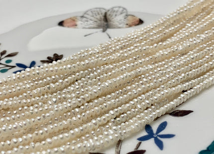 1x2 mm Very Rare Natural White Tiny Freshwater Pearls Small Button Potato Freshwater Beads Genuine Natural Freshwater Seed Pearls #P1462