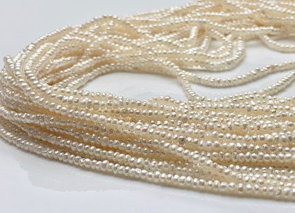 1x2 mm Very Rare Natural White Tiny Freshwater Pearls Small Button Potato Freshwater Beads Genuine Natural Freshwater Seed Pearls #P1462