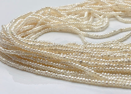 1x2 mm Very Rare Natural White Tiny Freshwater Pearls Small Button Potato Freshwater Beads Genuine Natural Freshwater Seed Pearls #P1462
