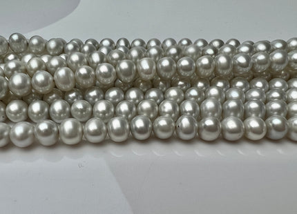 5-6 mm AAA Silver Gray Color Potato Freshwater Pearl Beads Genuine Super High Luster Gray Freshwater Pearl #P2286