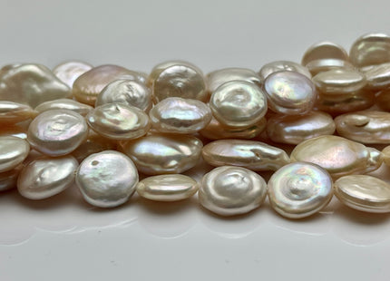 11-15 mm AAA Natural Pink Freshwater Coin Pearl High Luster Coin Pearls #P2333
