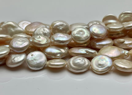 11-15 mm AAA Natural Pink Freshwater Coin Pearl High Luster Coin Pearls #P2333