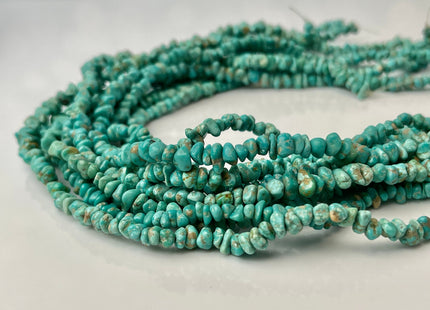 4-6 mm Turquoise Gemstone Beads Irregular Chips Shape Turquoise Beads 16 Inches Strand #4300