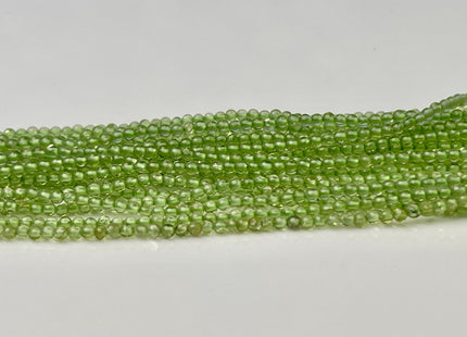 2 mm AAA Natural Color Smooth Round Peridot Gemstone Beads Genuine Natural Green Peridot Beads 15.5 Inches Strand #4335