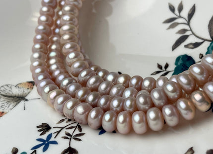 8-9 mm AA Natural Pink Color Round Button Freshwater Pearl Beads Genuine Freshwater Button Pearls #1611