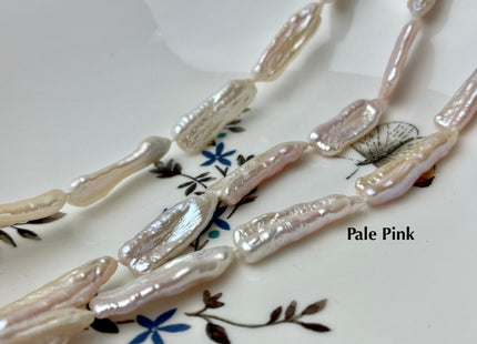 8x23 mm AAA Natural Pink Biwa Stick Freshwater Pearls, Genuine Natural Pink Pearl, Irregular Natural Freshwater Biwa Stick Pearls #1163